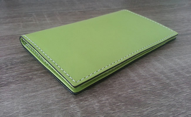 Portefeuille Homme - Modèle porte-cartes - cuir Vert Tropic