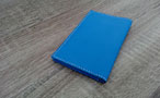 Portefeuille cuir Homme - Modèle porte-cartes - Couleur Bleu Artic