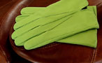 Gants en cuir Homme - Coupe droite cintrée - Coloris Vert Tropic