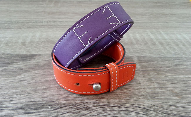 Bracelet homme Timeless Cuir Orange bonze