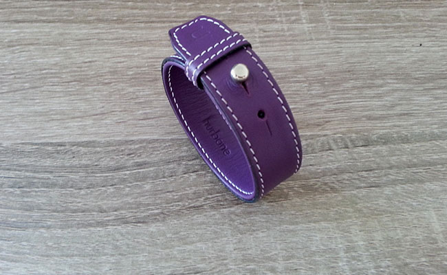 bracelet cuir homme Timeless, Violet Ultra
